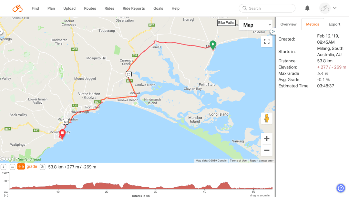 Milang to Victor&nbsp;Habour